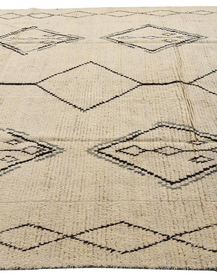 Detail image of 8' 3 x 11'  Hand Knotted Moroccan Wool Rug