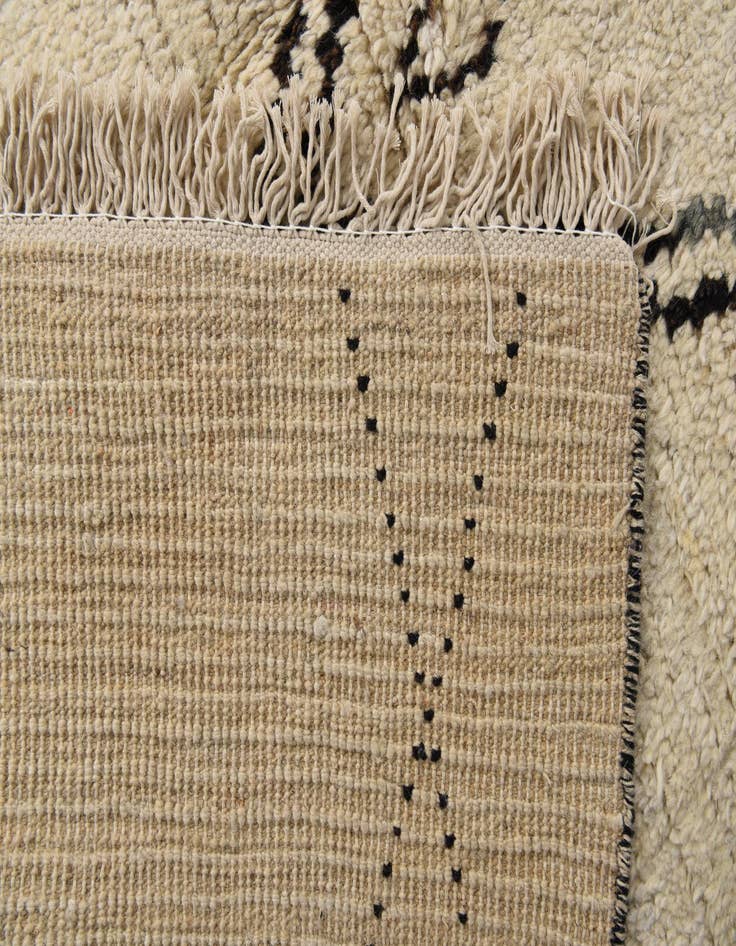 Detail image of 8' 3 x 11'  Hand Knotted Moroccan Wool Rug