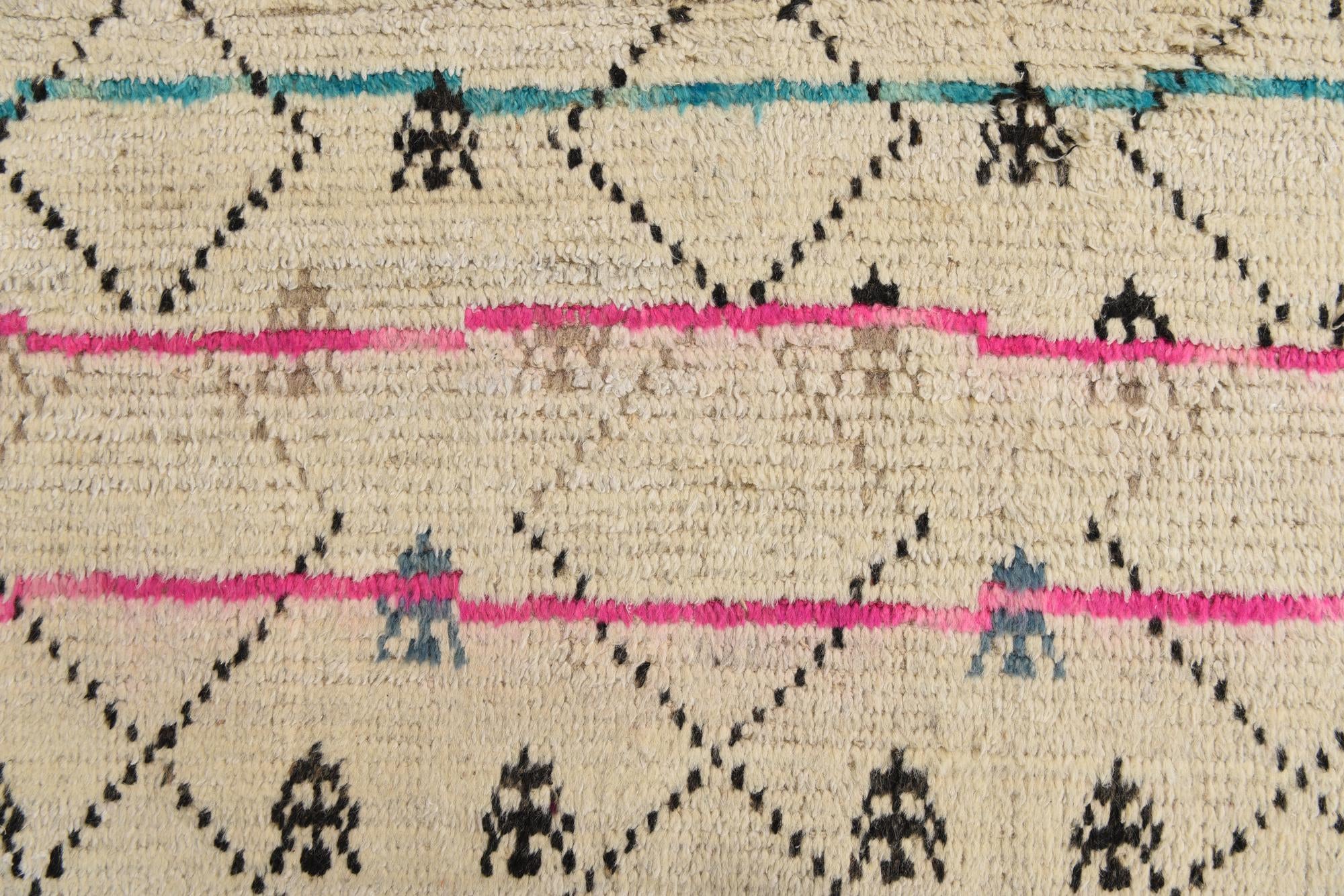 275cm x 395cm anudado a mano marroquí Alfombra Lana