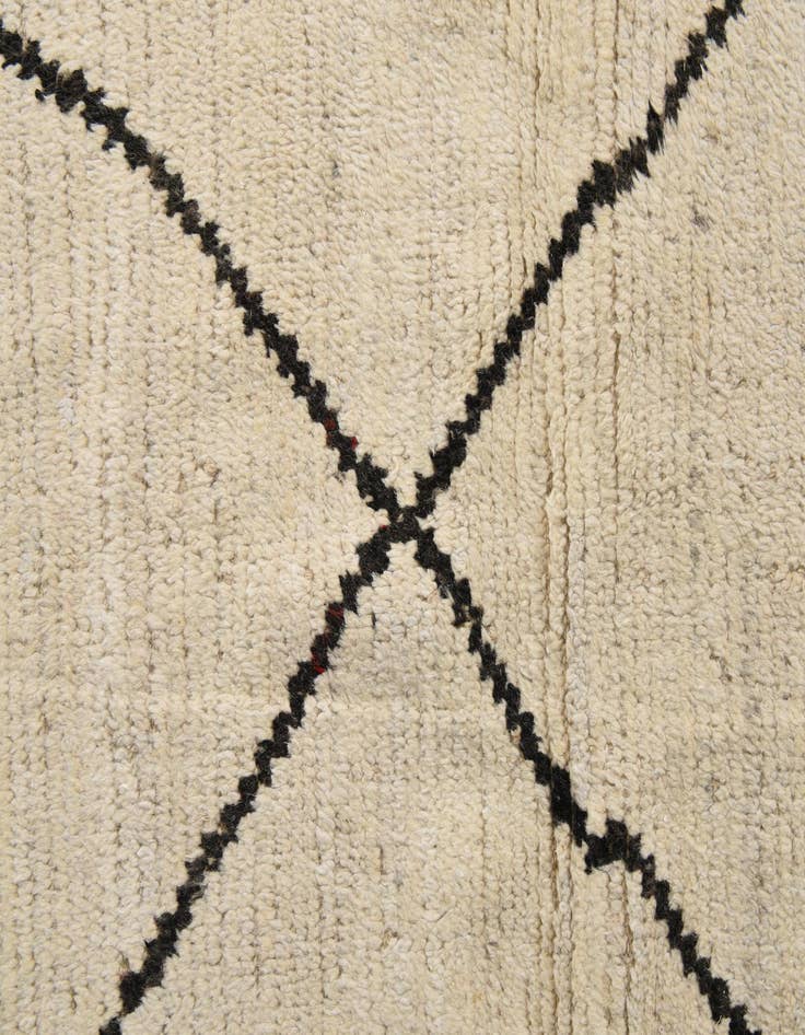 Detail image of 7' 11 x 10' 4  Hand Knotted Moroccan Wool Rug