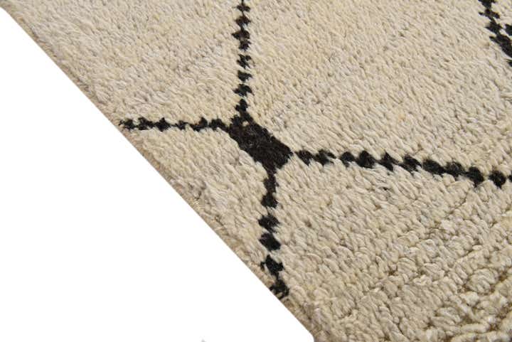 8' 11 x 12' 6 Hand Knotted Moroccan Wool Rug