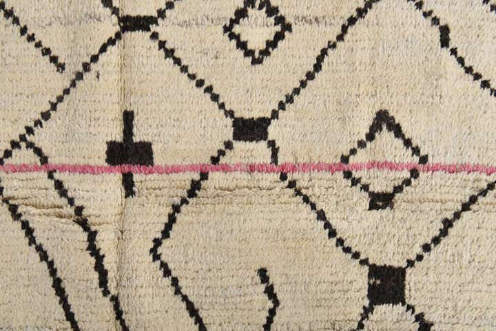 8' 11 x 12' 6 Hand Knotted Moroccan Wool Rug