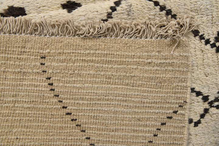 8' 11 x 12' 6 Hand Knotted Moroccan Wool Rug