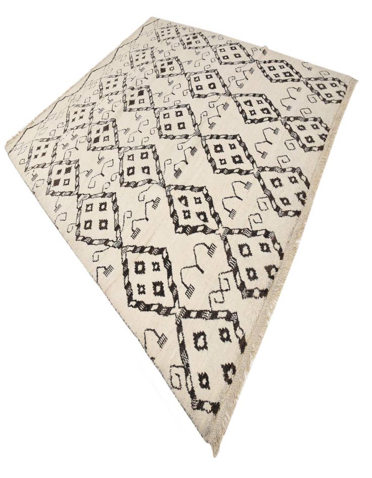 Detail image of 9' 3 x 11' 4  Hand Knotted Moroccan Wool Rug