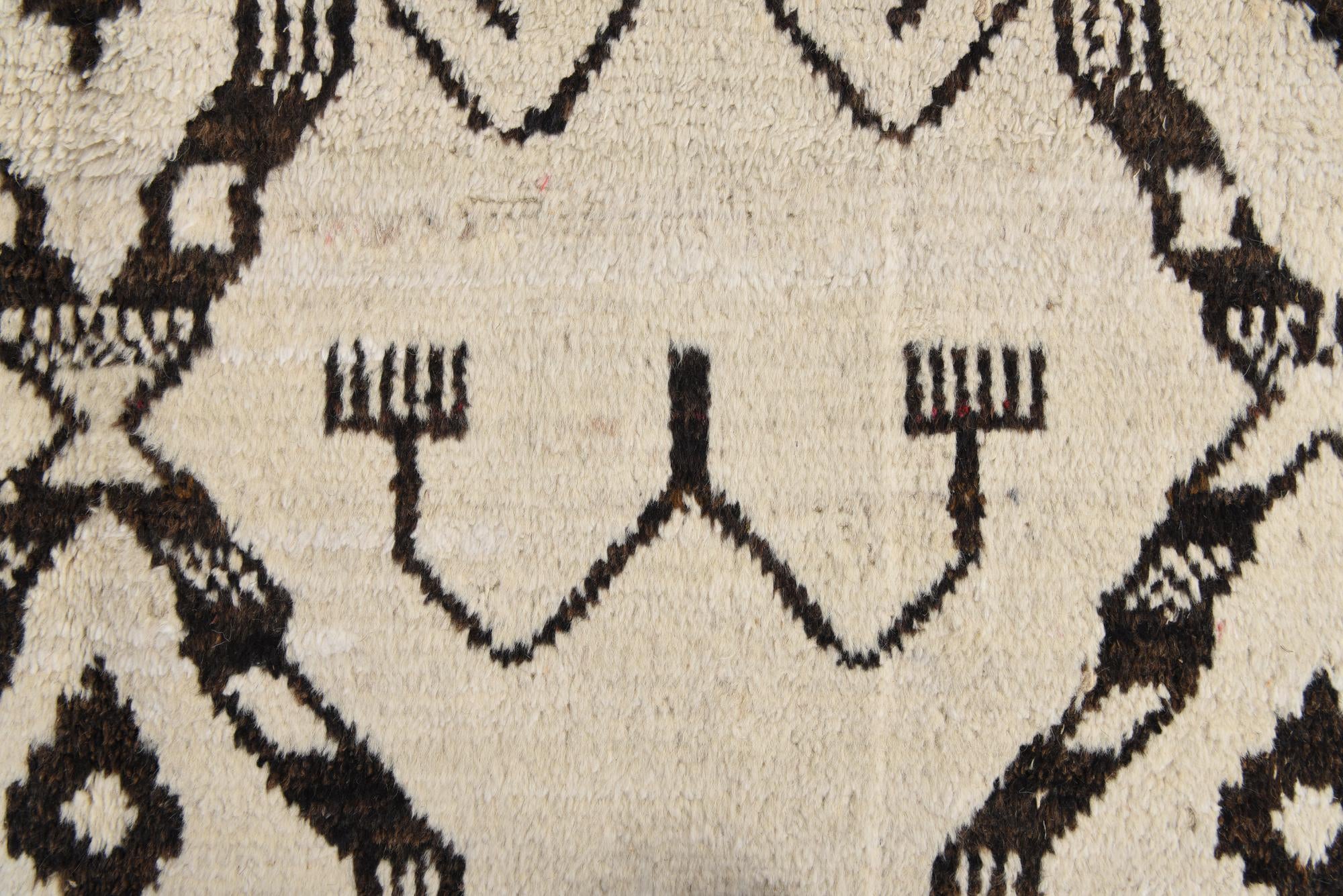 9' 3 x 11' 4 Hand Knotted Moroccan Wool Rug