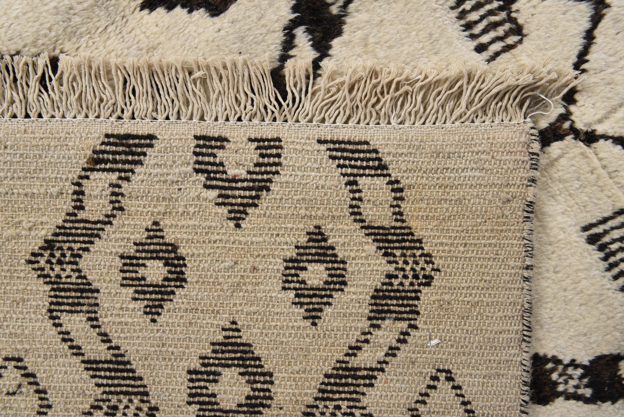 9' 3 x 11' 4 Hand Knotted Moroccan Wool Rug