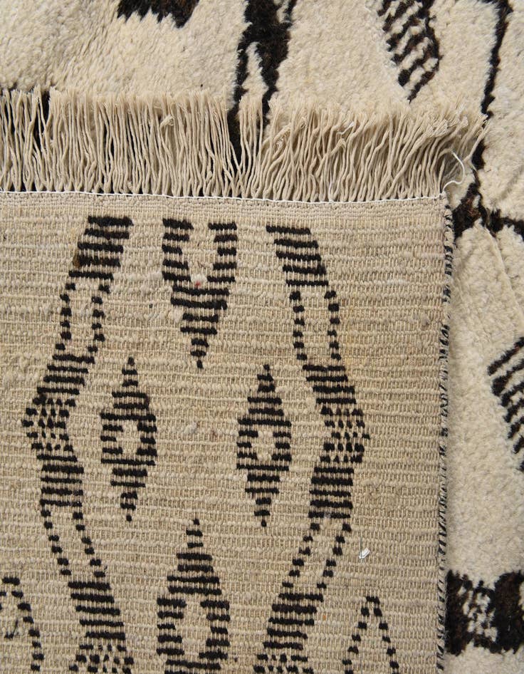 Detail image of 9' 3 x 11' 4  Hand Knotted Moroccan Wool Rug