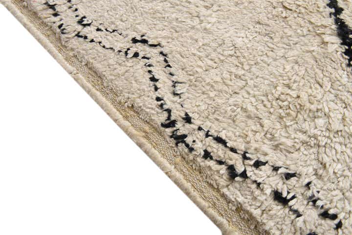 7' 11 x 10' 1 Hand Knotted Moroccan Wool Rug