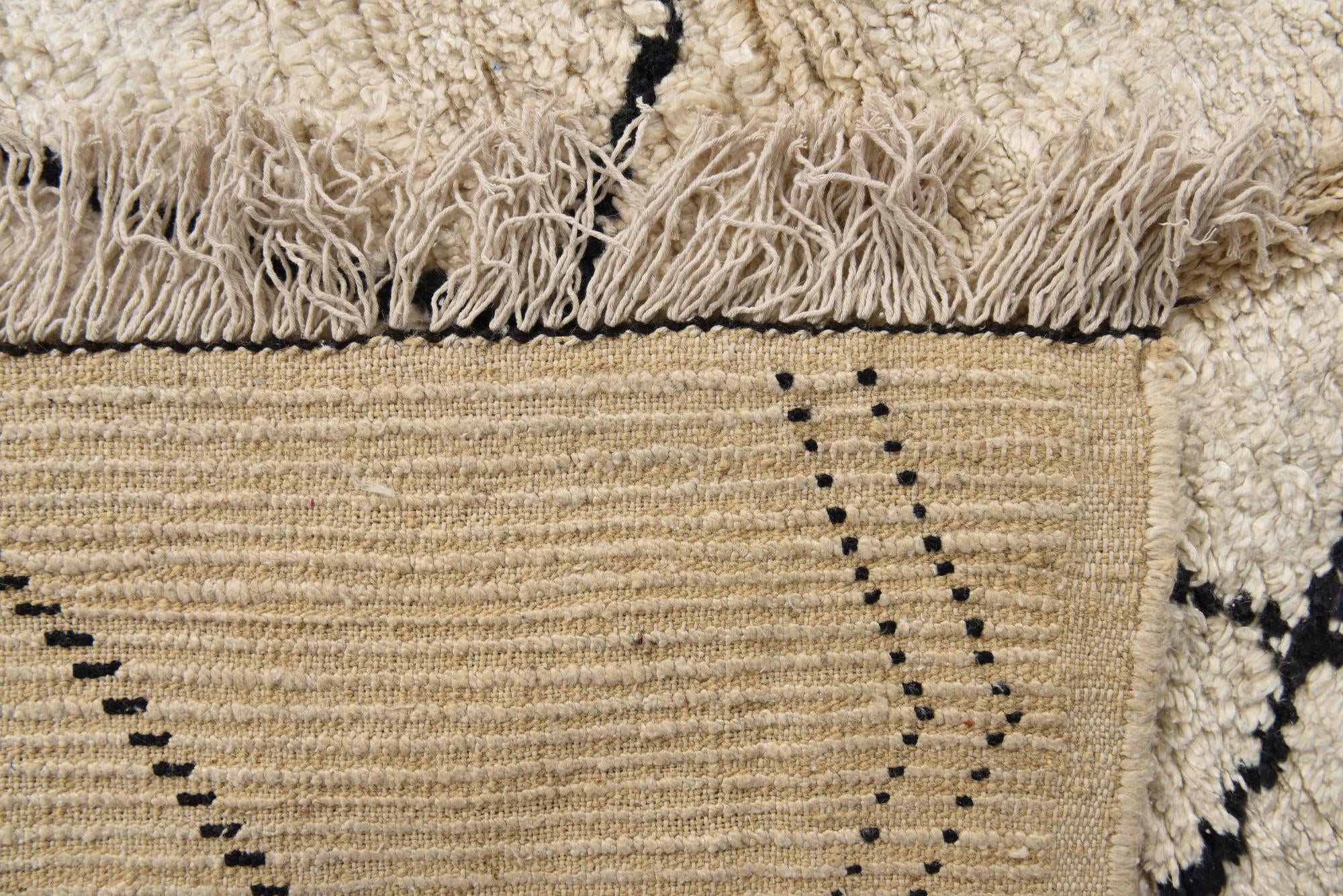 7' 11 x 10' 1 Hand Knotted Moroccan Wool Rug