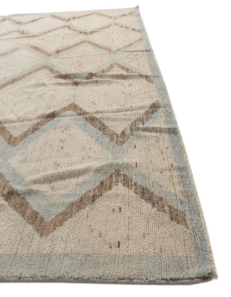 Detail image of 8' x 10' 1  Hand Knotted Moroccan Wool Rug