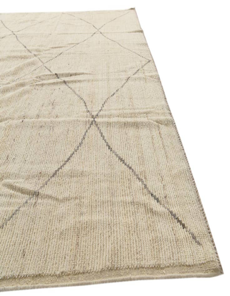 Detail image of 8' 1 x 10' 1  Hand Knotted Moroccan Wool Rug