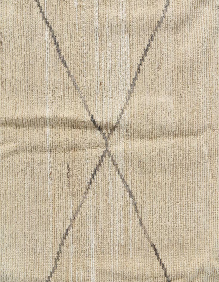 Detail image of 8' 1 x 10' 1  Hand Knotted Moroccan Wool Rug