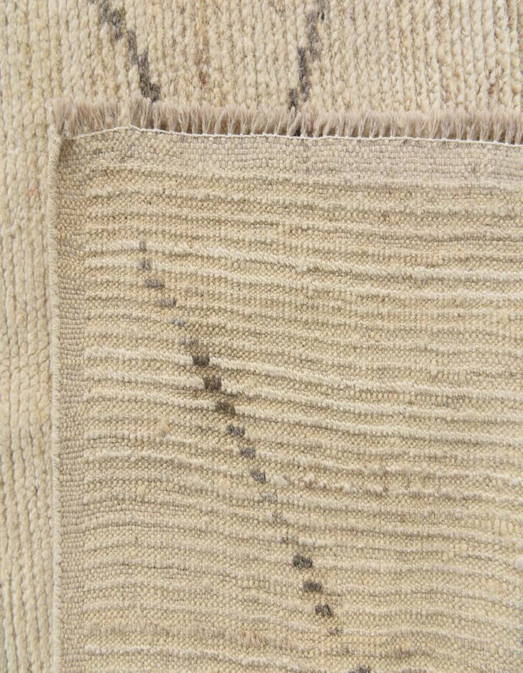 Detail image of 8' 1 x 10' 1  Hand Knotted Moroccan Wool Rug