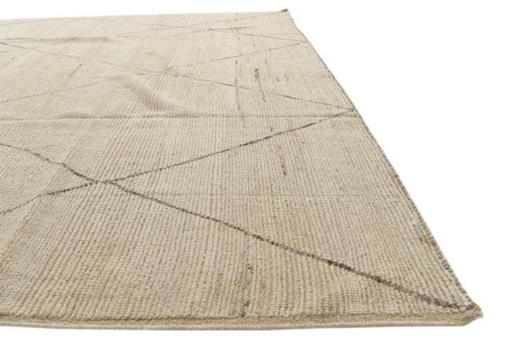 Detail image of 8' 5 x 10' 3 Hand Knotted Moroccan Wool Rug