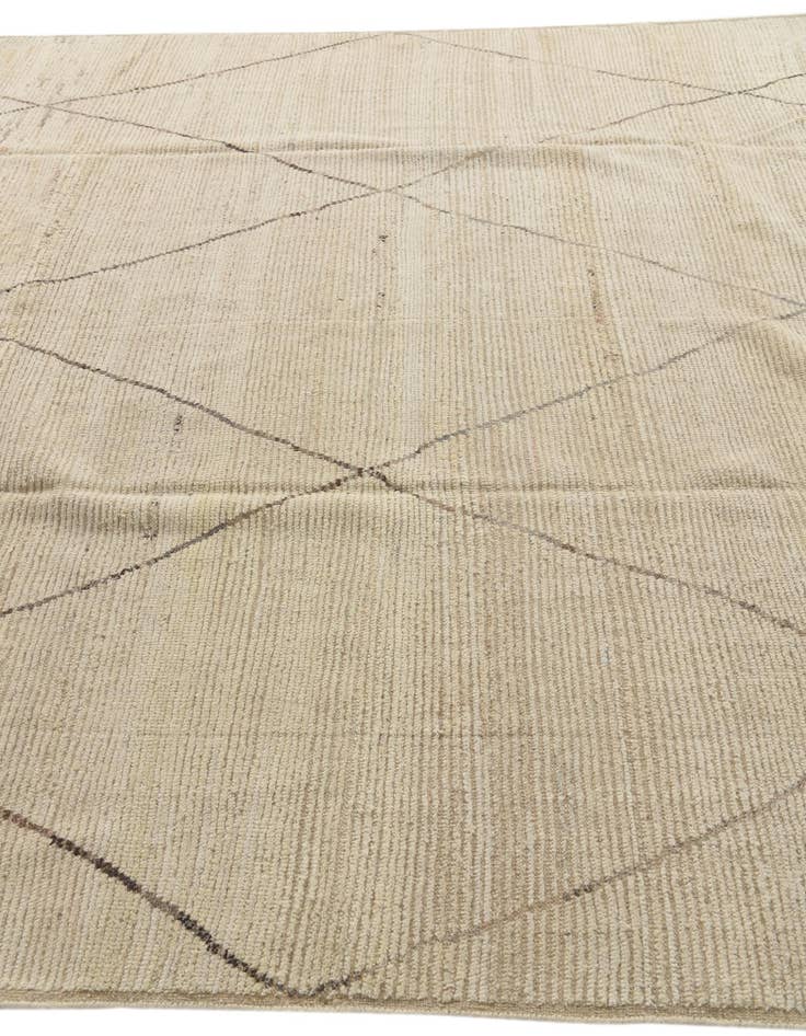 Detail image of 8' 5 x 10' 3  Hand Knotted Moroccan Wool Rug