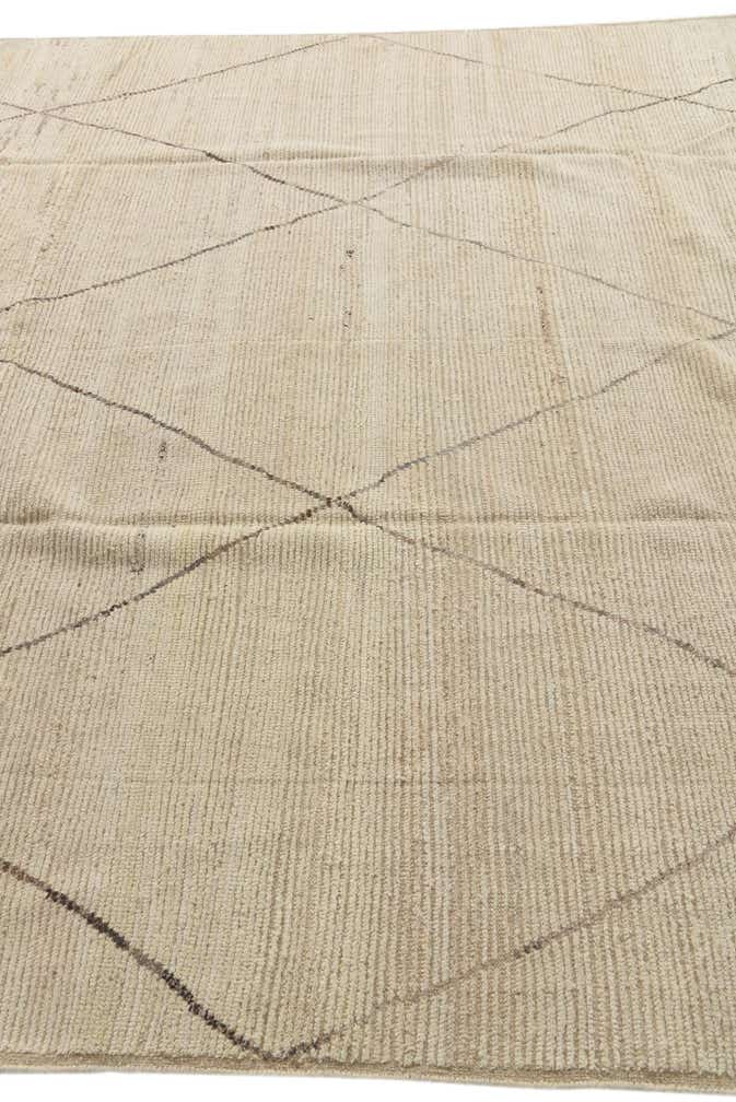 8' 5 x 10' 3 Hand Knotted Moroccan Wool Rug