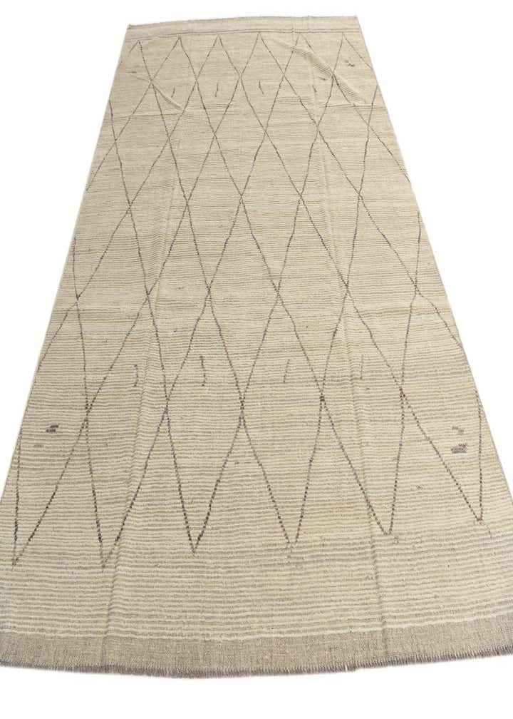 7' 9 x 10' 7 Hand Knotted Moroccan Wool Rug
