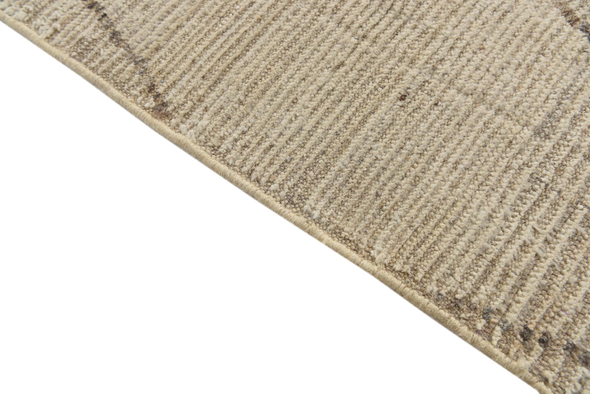 7' 9 x 10' 7 Hand Knotted Moroccan Wool Rug