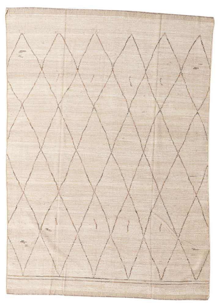7' 9 x 10' 7 Hand Knotted Moroccan Wool Rug
