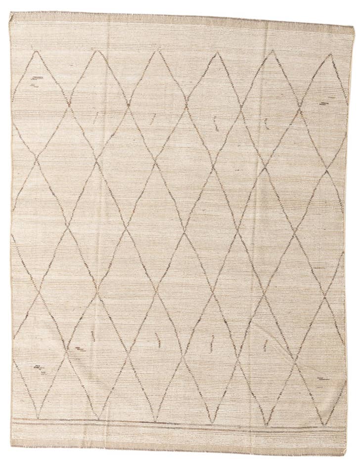 Detail image of 7' 9 x 10' 7 Hand Knotted Moroccan Wool Rug