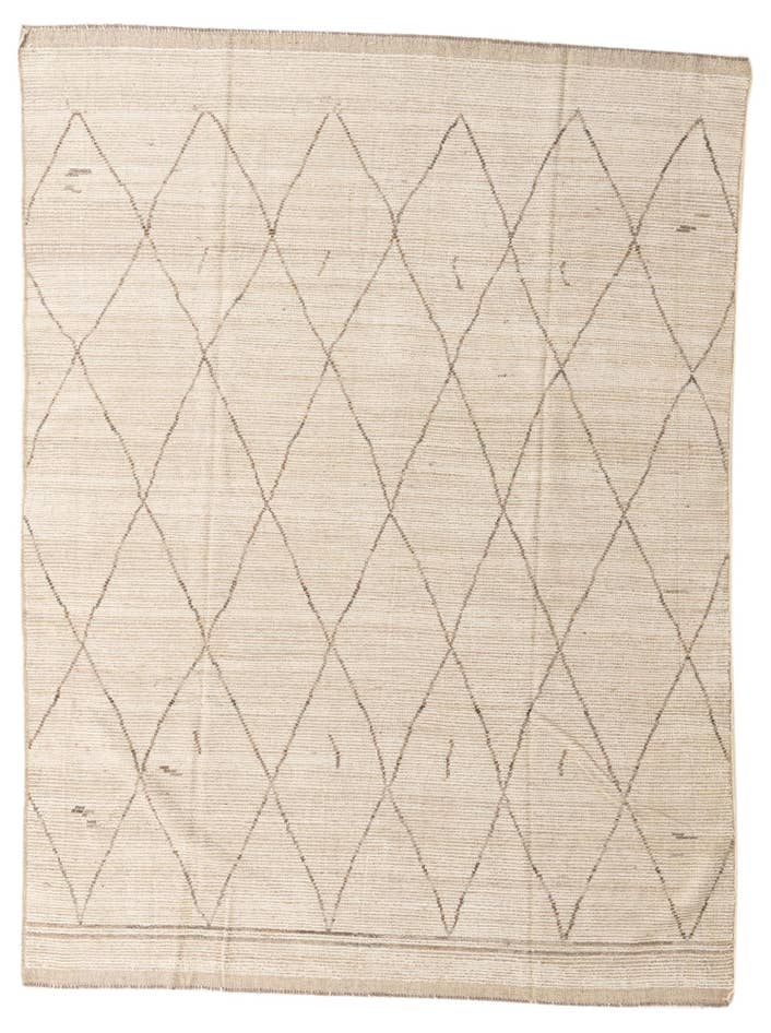 Detail image of 7' 9 x 10' 7 Hand Knotted Moroccan Wool Rug