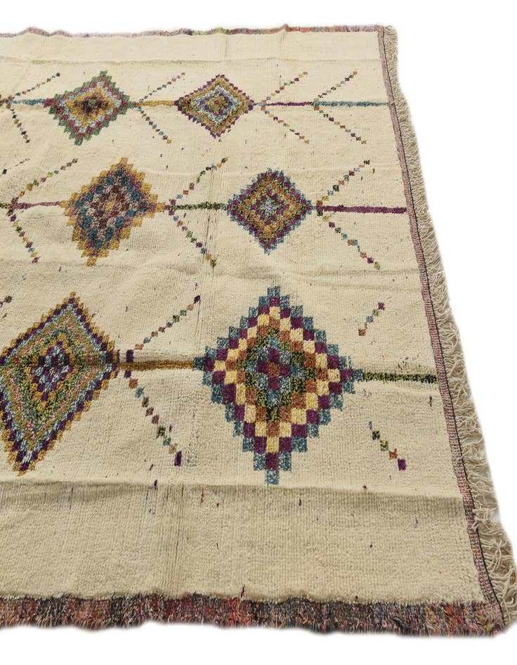 Detail image of 7' 10 x 10' 6  Hand Knotted Moroccan Wool Rug