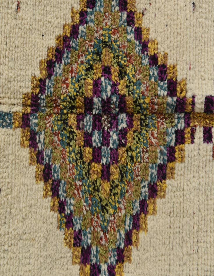 Detail image of 7' 10 x 10' 6  Hand Knotted Moroccan Wool Rug