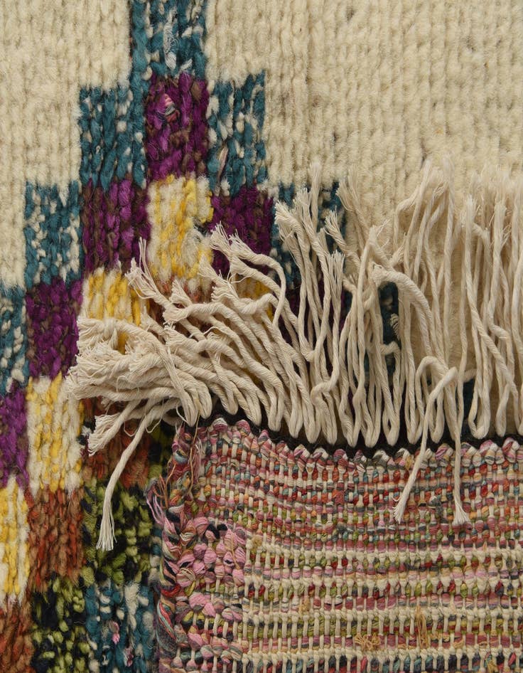 Detail image of 7' 10 x 10' 6  Hand Knotted Moroccan Wool Rug