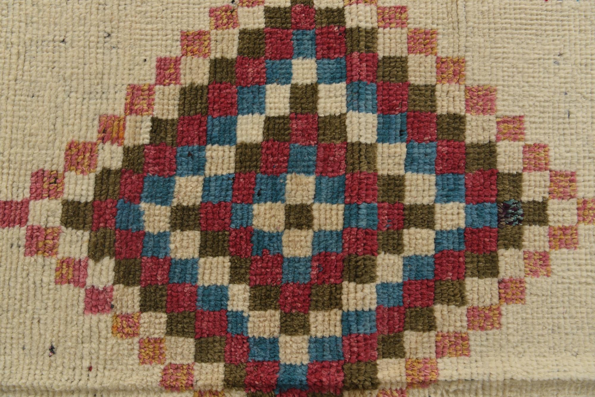 11' 10 x 15' 5 Hand Knotted Moroccan Wool Rug