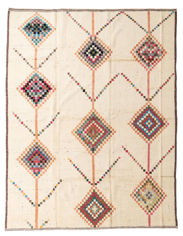 Detail image of 11' 10 x 15' 5 Hand Knotted Moroccan Wool Rug