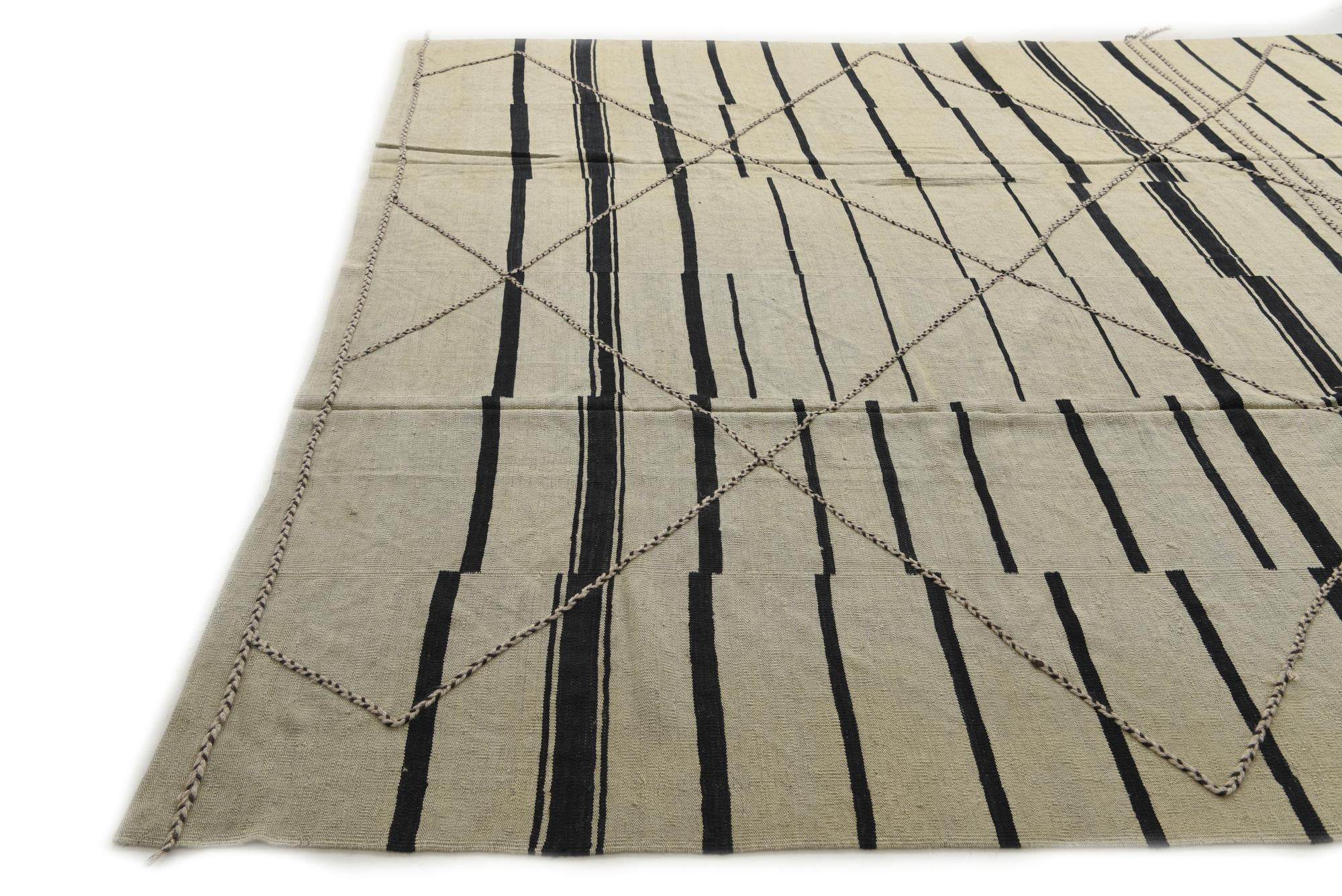 10' x 12' 10 Hand Knotted Moroccan Wool Rug
