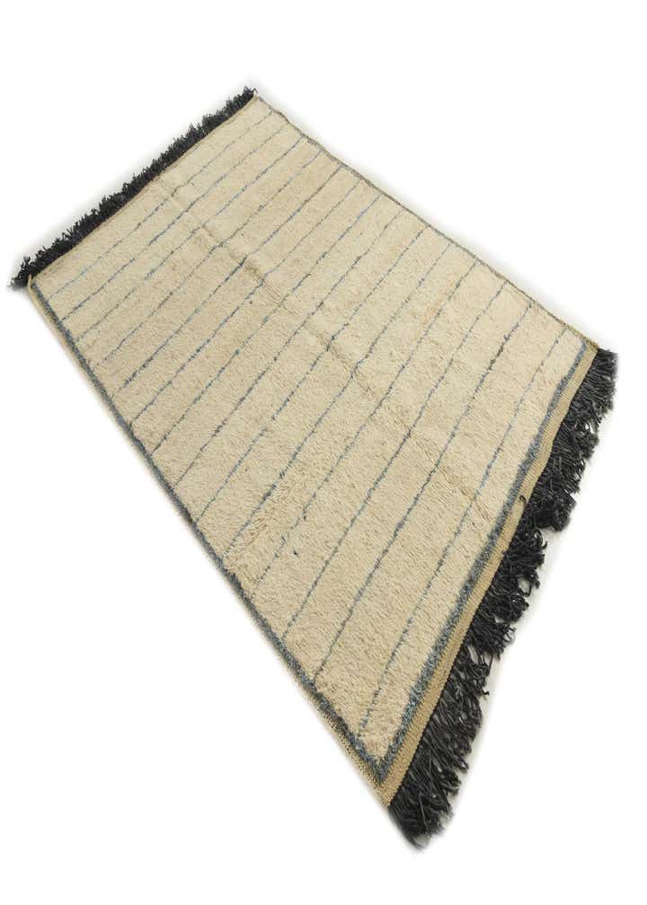 5' 1 x 7' 5 Hand Knotted Moroccan Wool Rug