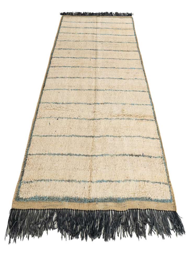 5' 1 x 7' 5 Hand Knotted Moroccan Wool Rug