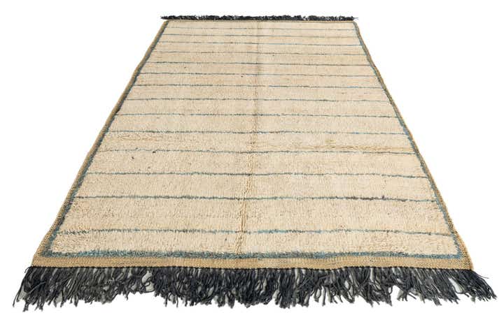 5' 1 x 7' 5 Hand Knotted Moroccan Wool Rug