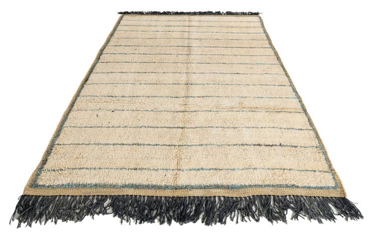 Detail image of 5' 1 x 7' 5 Hand Knotted Moroccan Wool Rug