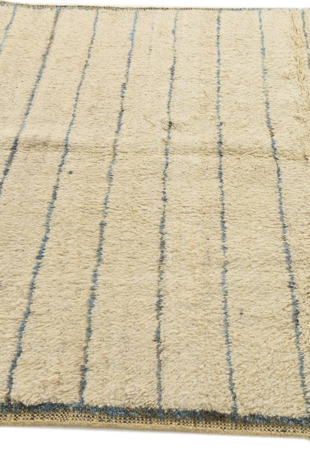 Detail image of 5' 1 x 7' 5 Hand Knotted Moroccan Wool Rug