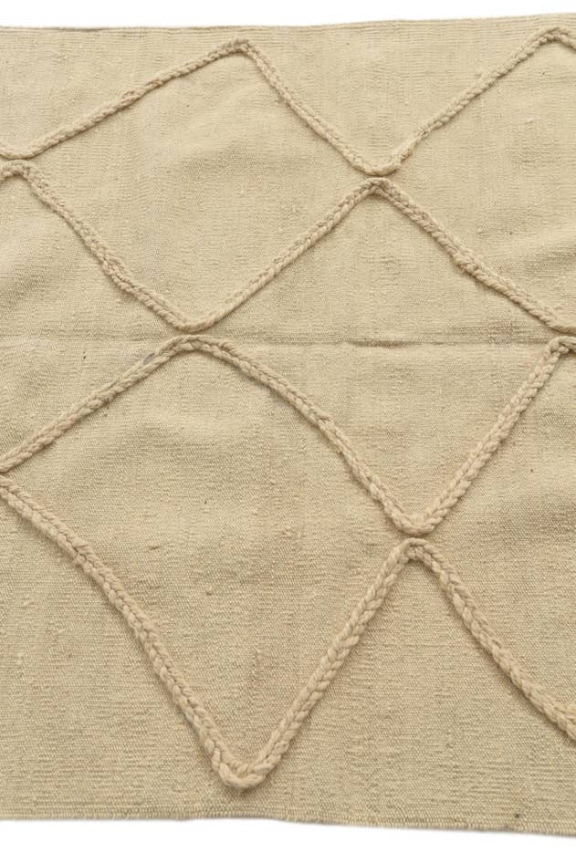 Detail image of 3' 6 x 5' Hand Woven Moroccan Wool Rug