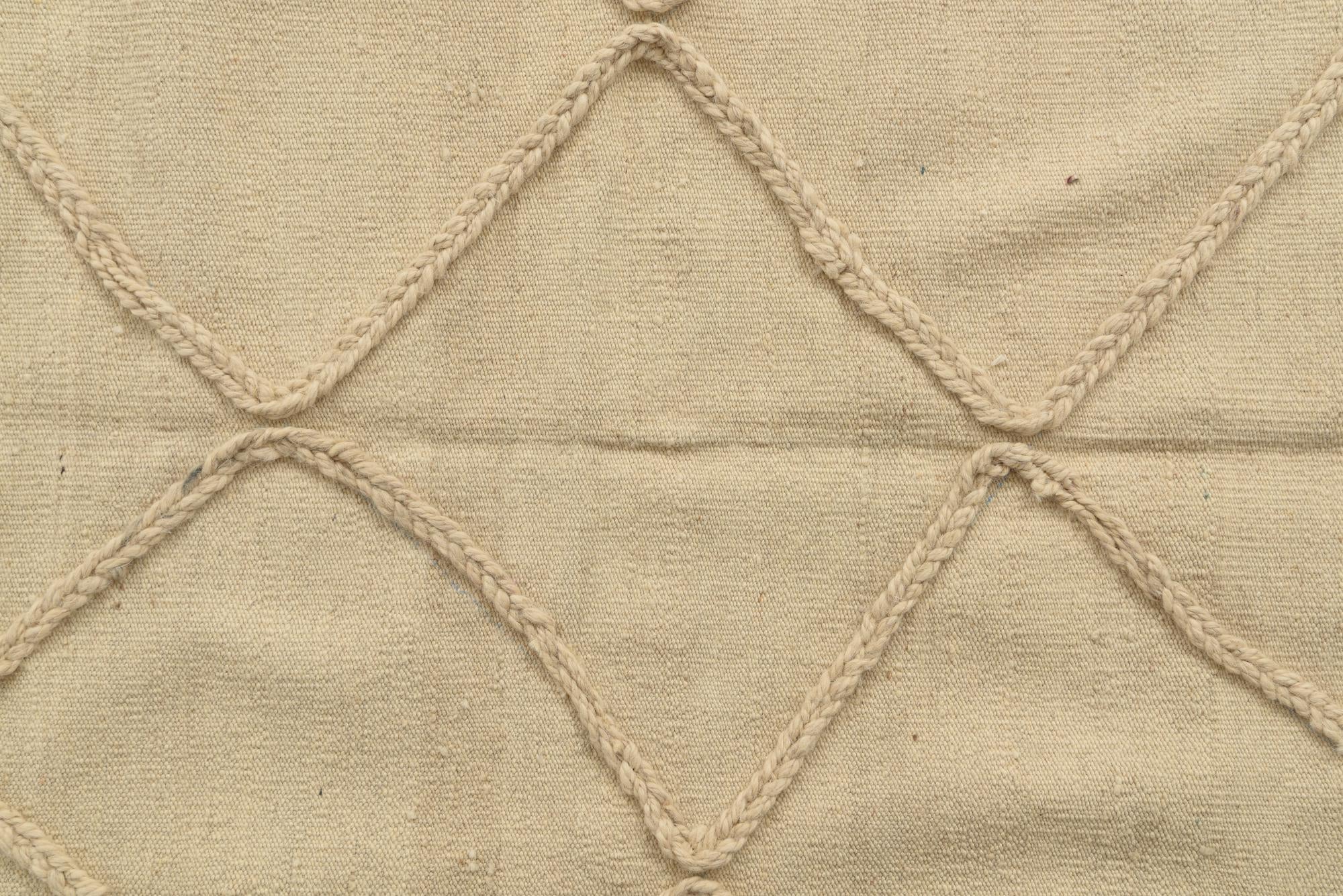 3' 6 x 5' Hand Woven Moroccan Wool Rug