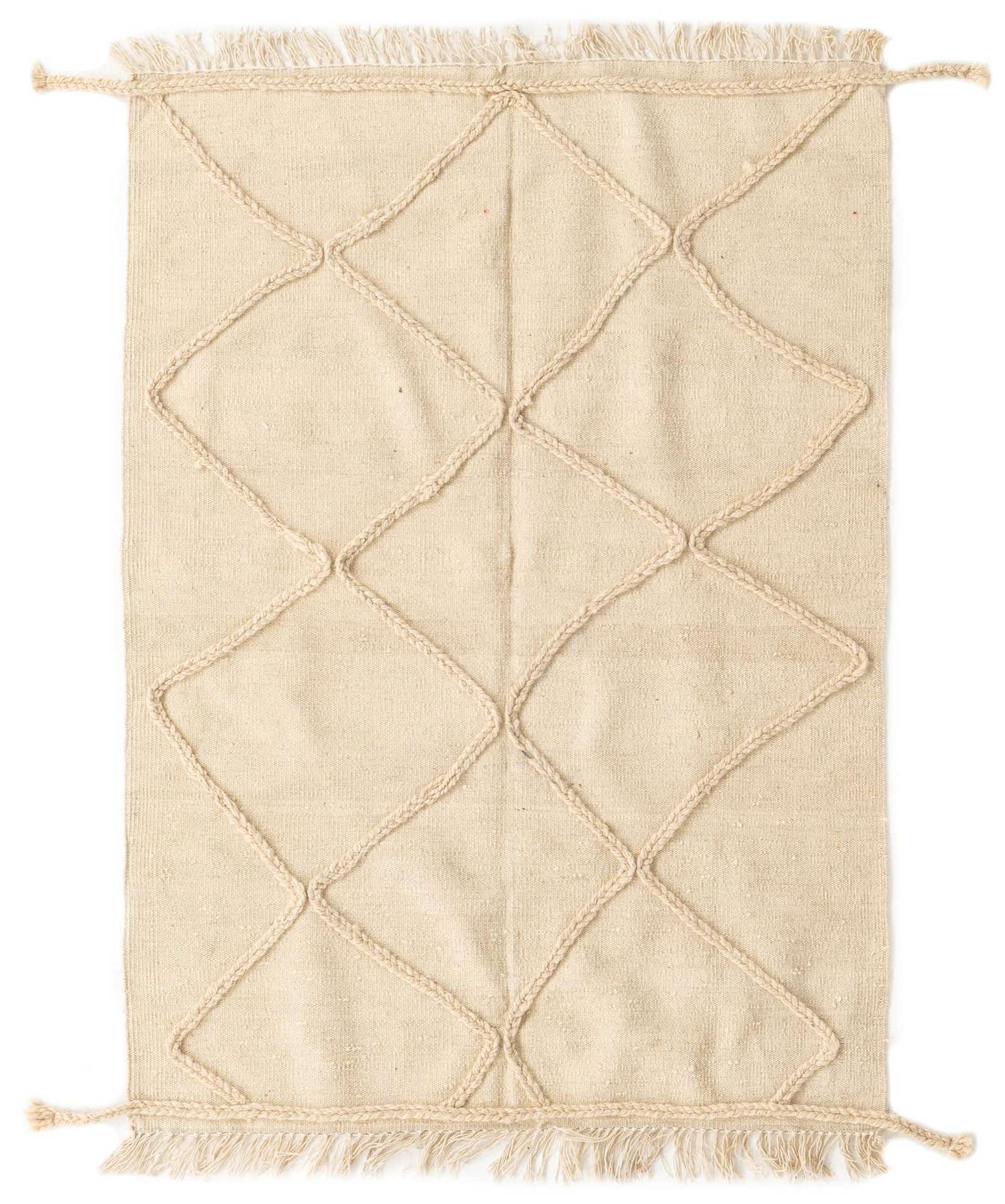 3' 6 x 5' Hand Woven Moroccan Wool Rug