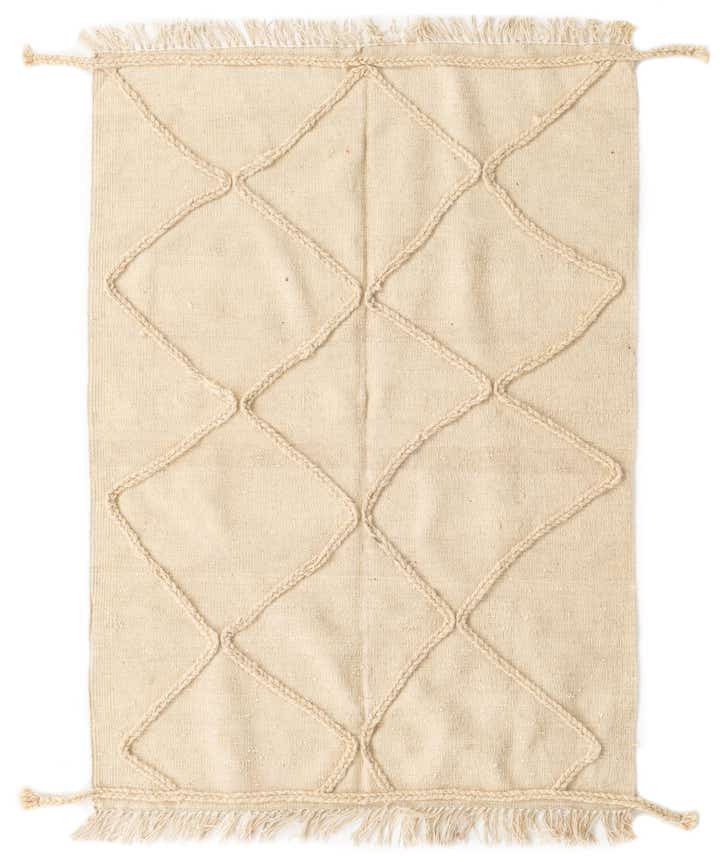 3' 6 x 5' Hand Woven Moroccan Wool Rug