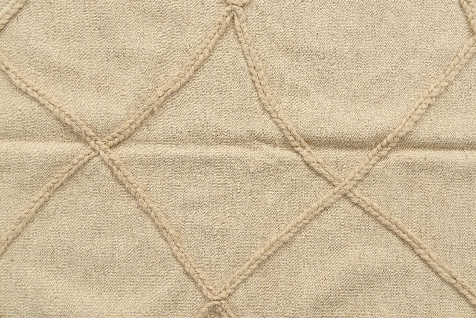3' 7 x 5' Hand Woven Moroccan Wool Rug