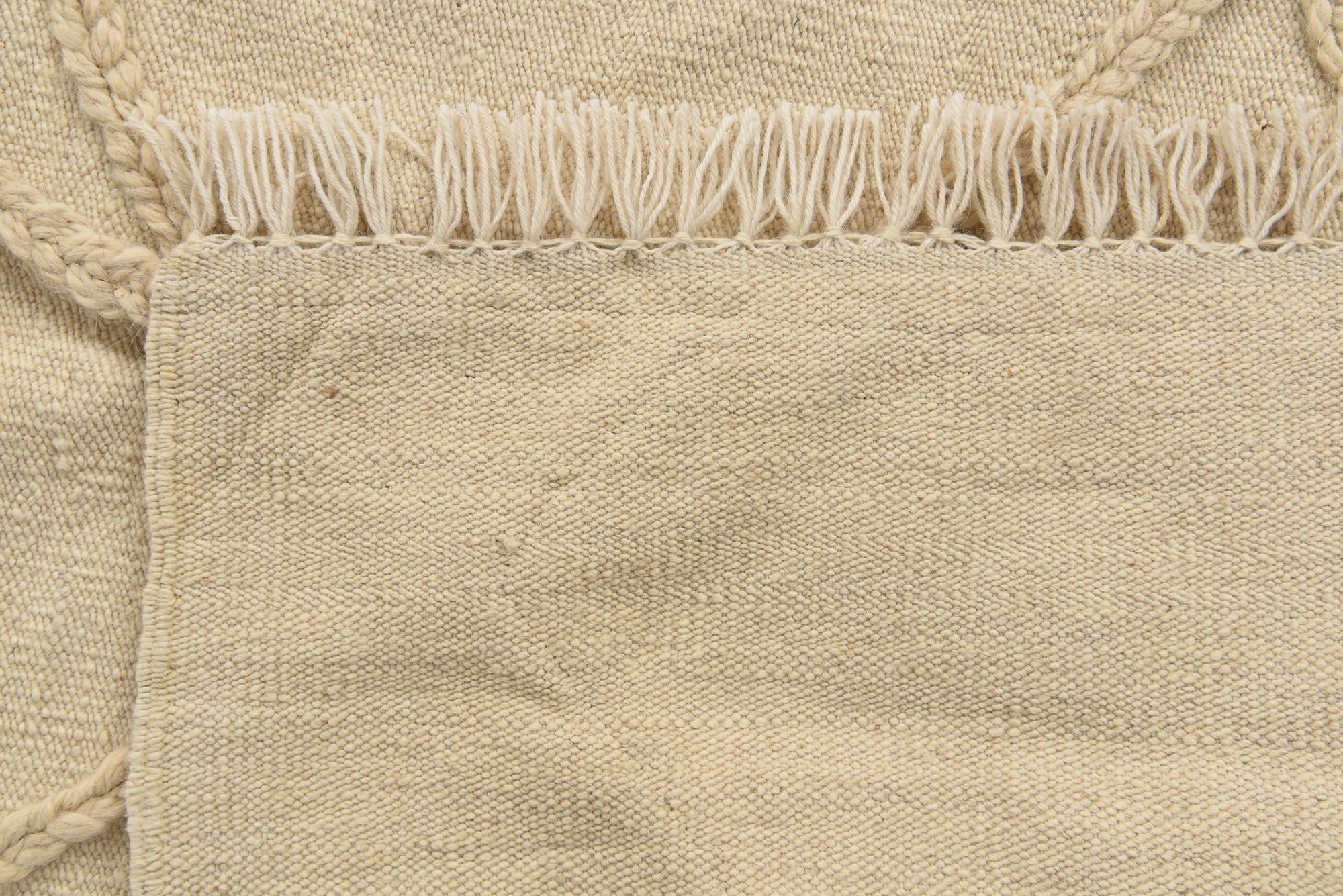 3' 7 x 5' Hand Woven Moroccan Wool Rug