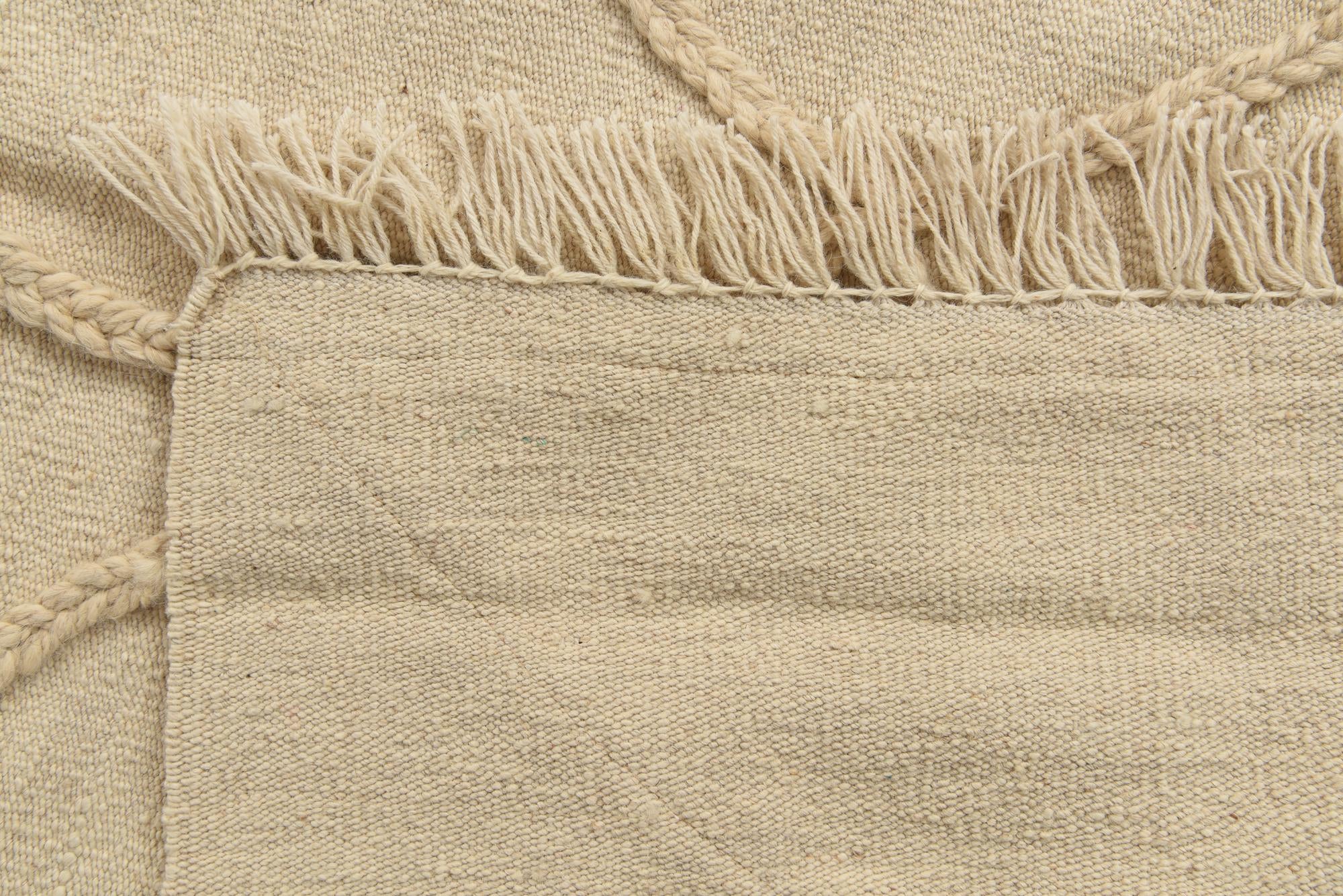 3' 5 x 4' 10 Hand Woven Moroccan Wool Rug