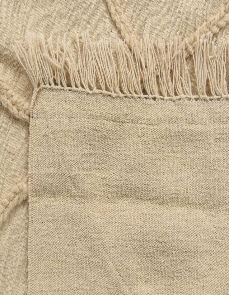 Detail image of 3' 5 x 4' 10  Hand Woven Moroccan Wool Rug