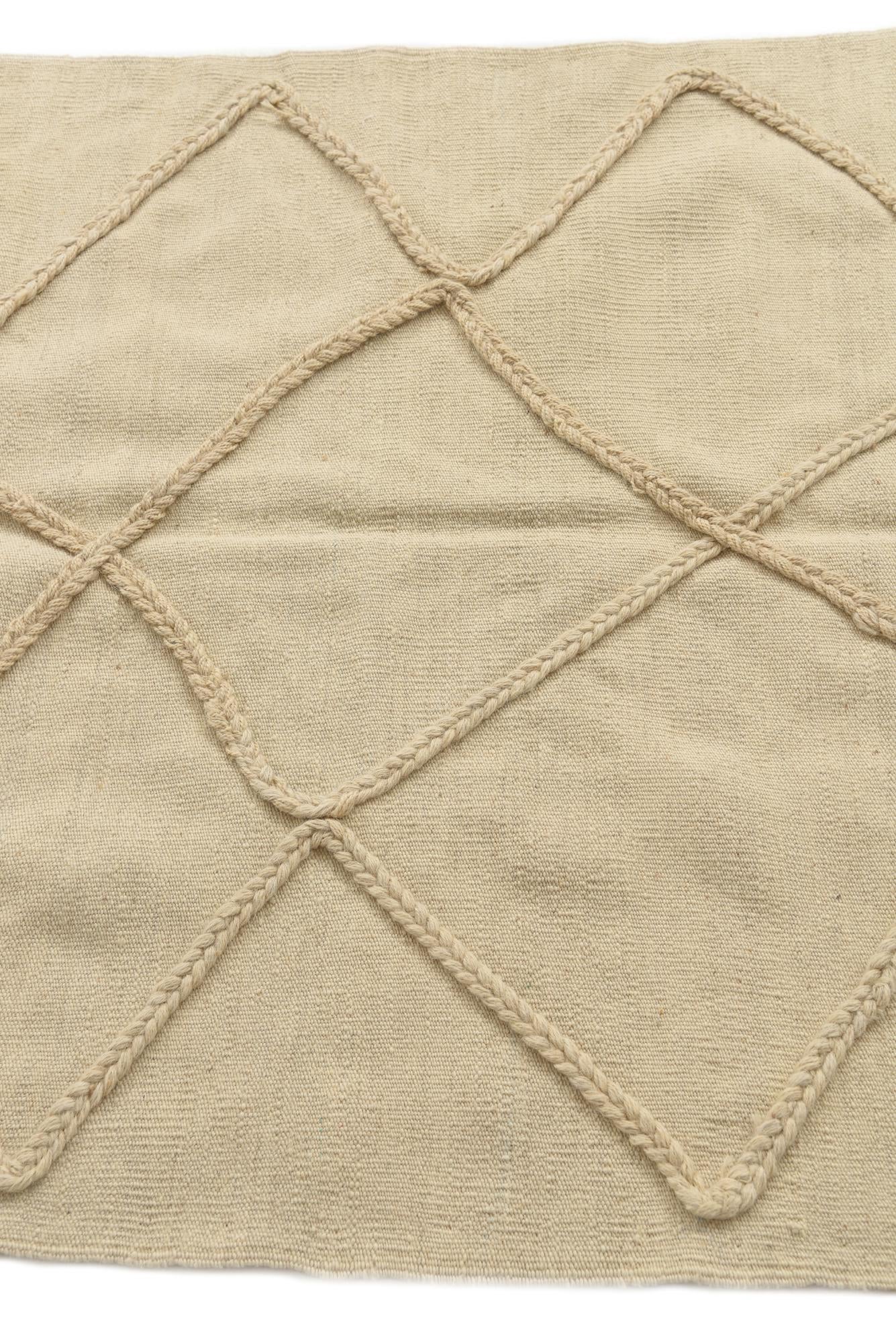 3' 6 x 5' 2 Hand Woven Moroccan Wool Rug