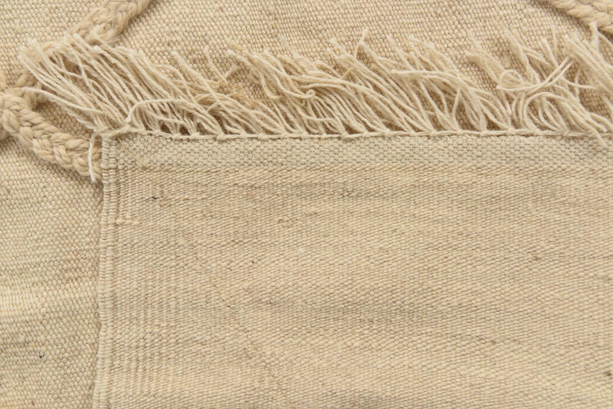 3' 4 x 5' Hand Woven Moroccan Wool Rug