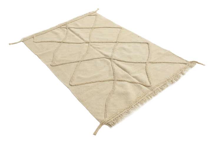 3' 4 x 5' Hand Woven Moroccan Wool Rug