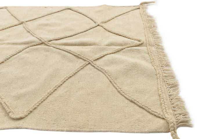 3' 4 x 5' Hand Woven Moroccan Wool Rug