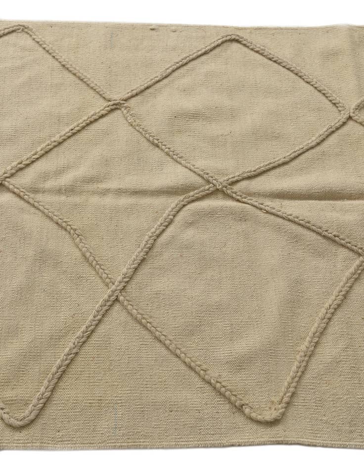 Detail image of 3' 4 x 5'  Hand Woven Moroccan Wool Rug