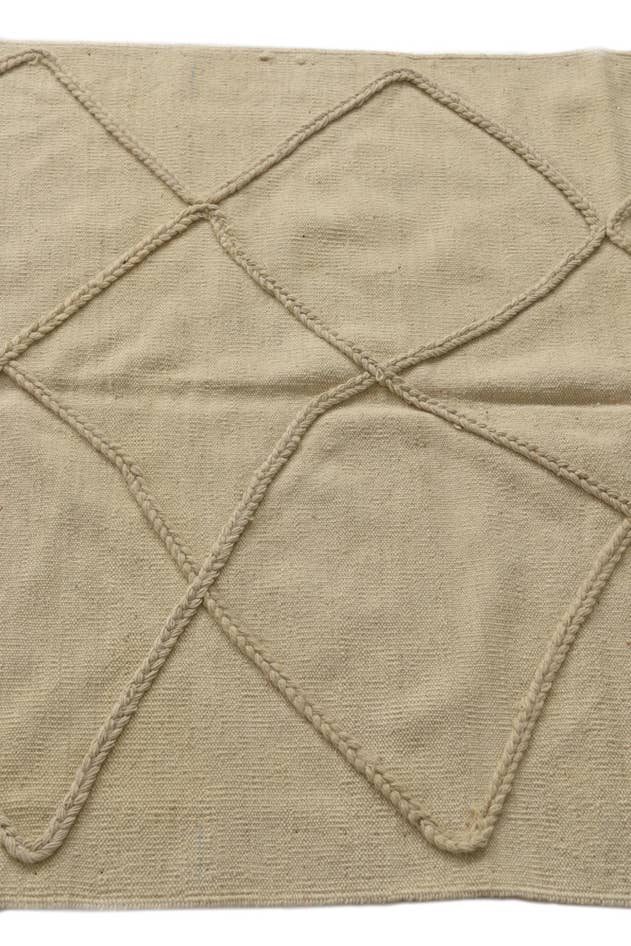 Detail image of 3' 4 x 5' Hand Woven Moroccan Wool Rug